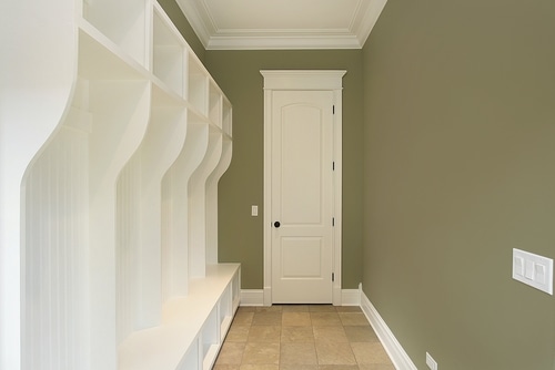 How a Custom Mudroom Gets Your Family Out the Door Quicker! - Perfect Fit Closets - Custom Mudroom Calgary